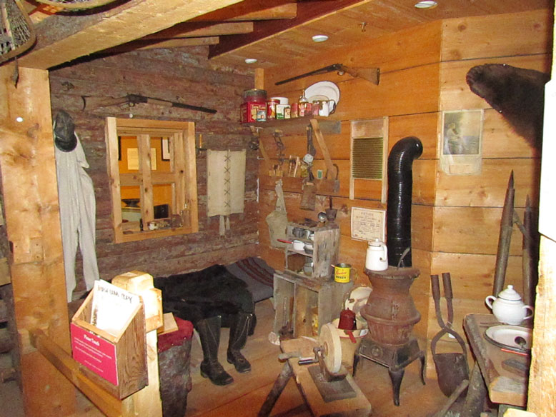tipica cabaña de minero